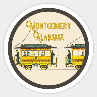 Montgomery Vintage Decal Sticker